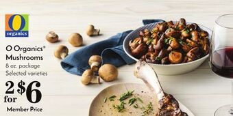 Pavilions O organics mushrooms offer