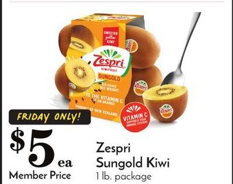 Pavilions Zespri sungold kiwi offer