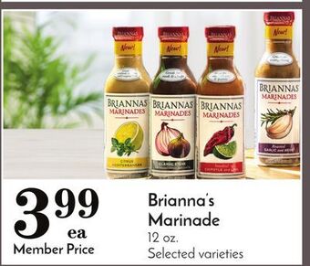 Pavilions Brianna's marinade offer