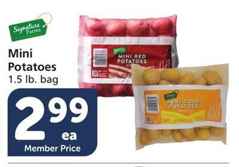 Vons Mini potatoes offer