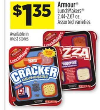 Dollar General Armour lunchmakers offer