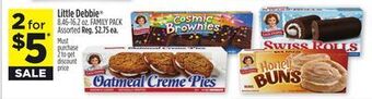 Dollar General Little debbie 8.46-16.2 oz. family pack offer