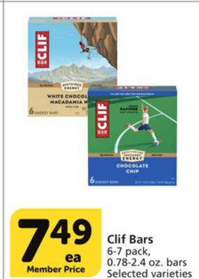 Albertsons Clif bars offer