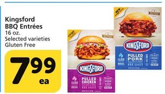 Albertsons Kingsford bbq entrées offer