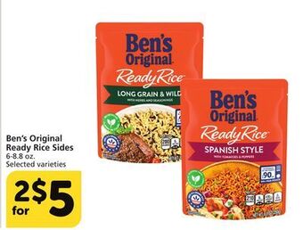 Albertsons Ben's original ready rice sides offer