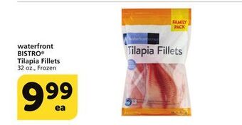Albertsons Waterfront bistro tilapia fillets offer