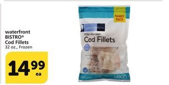 Albertsons Waterfront bistro cod fillets offer