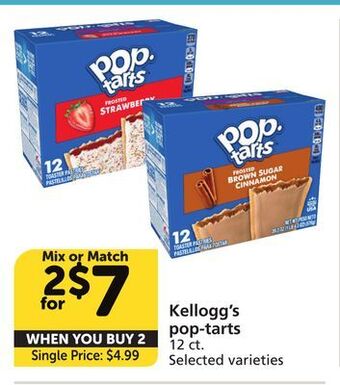 Albertsons Kellogg's pop-tarts offer