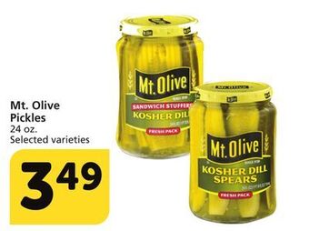 Albertsons Mt. olive pickles offer