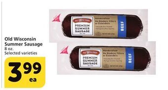 Albertsons Old wisconsin summer sausage offer