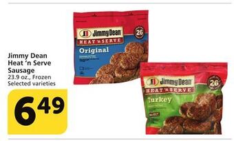 Albertsons Jimmy dean heat'n serve sausage offer