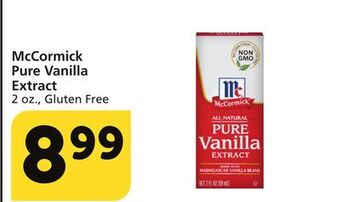 Albertsons Mccormick pure vanilla extract offer