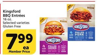 Vons Kingsford bbq entrées offer
