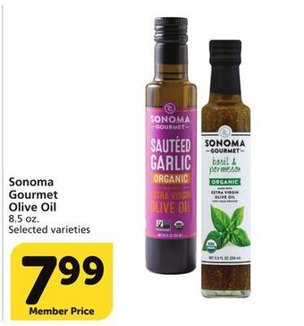 Vons Sonoma gourmet olive oil offer