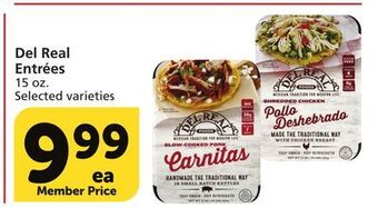 Vons Del real entrées offer
