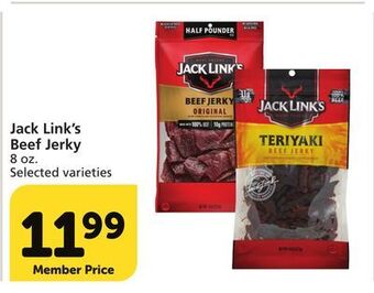 Vons Jack link's beef jerky offer