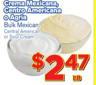 El Super Fresh Mexican, central american or sour cream offer
