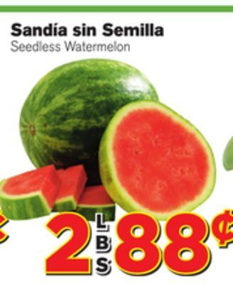 El Super Fresh Seedless watermelon offer