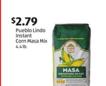 Aldi Pueblo lindo instant corn masa mix offer