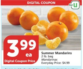 Vons Summer mandarins offer