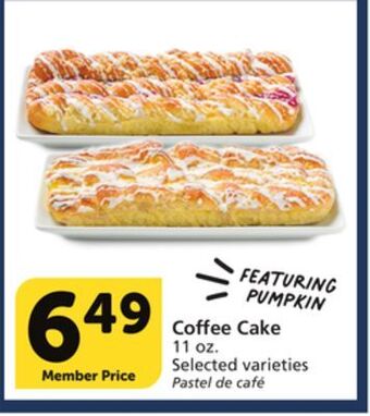 Vons Coffee cake offer
