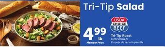 Vons Tri-tip roast offer