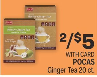 CVS Pocas ginger tea 20 ct offer