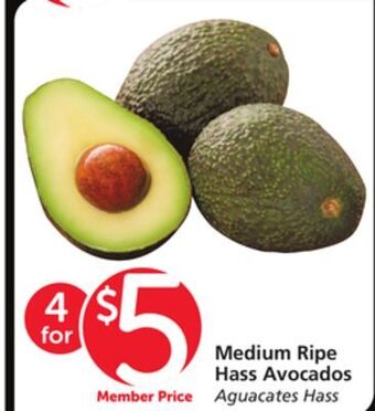Albertsons Medium ripe hass avocados offer