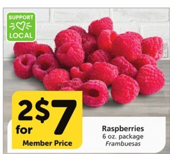 Albertsons Raspberries offer