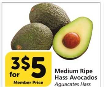 Albertsons Medium ripe hass avocados offer