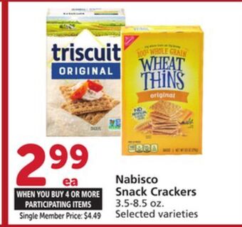Albertsons Nabisco snack crackers offer