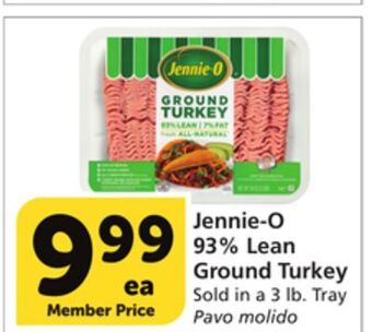 Albertsons Jennie-o 93% lean ground turkey offer