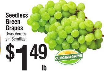 Smart & Final Seedless green grapes offer