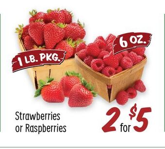 Sprouts Farmers Market Strawberries or raspberries offer