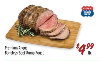 Sprouts Farmers Market Premium angus boneless beef rump roast offer