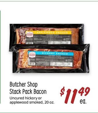 Sprouts Farmers Market Butcher shop stack pack bacon offer