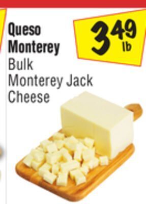 El Super Bulk monterey jack cheese offer