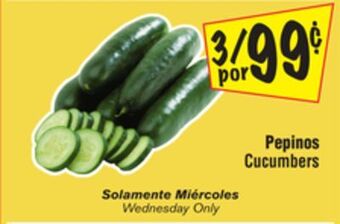 El Super Cucumbers offer