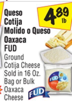 El Super Fud ground cotija cheese bulk oaxaca cheese offer
