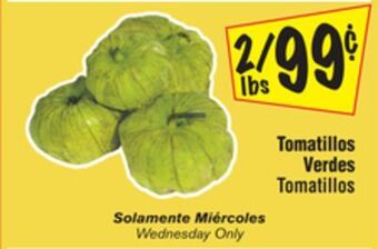 El Super Tomatillos verdes offer