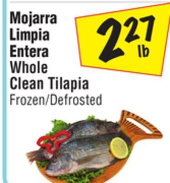 El Super Whole clean tilapia offer