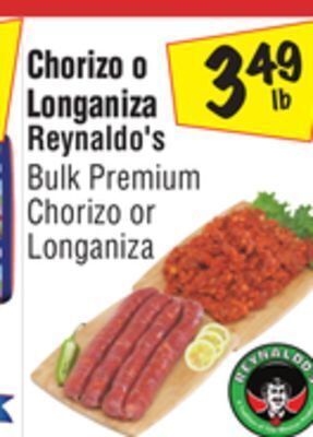 El Super Bulk premium chorizo or longaniza offer