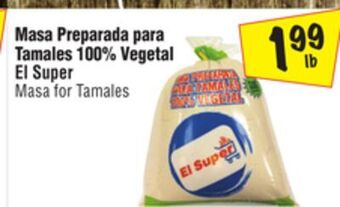 El Super Masa for tamales offer