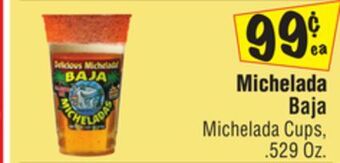 El Super Michelada cups offer