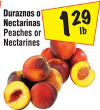 El Super Peaches or nectarines offer