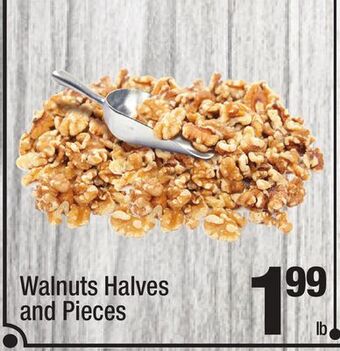 Super King Markets Walnuts halves and pieces offer