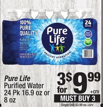 Super King Markets Pure life purifi ed water offer