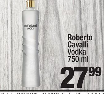 Super King Markets Roberto cavalli vodka offer