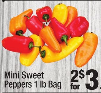 Super King Markets Mini sweet peppers offer