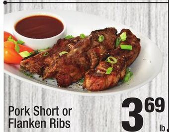 Super King Markets Pork short or flanken ribs offer